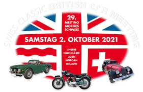 Logo der Veranstaltung «29. Swiss Classic British Car Meeting»