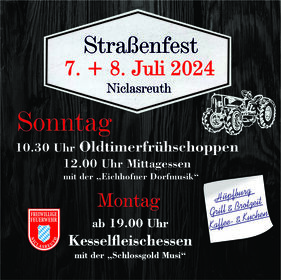 Logo der Veranstaltung «Straßenfest/Oldtimertreffen» Logo der Veranstaltung «Straßenfest/Oldtimertreffen»