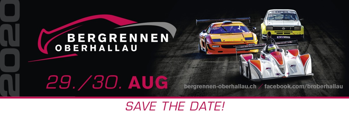 Logo der Veranstaltung «Bergrennen Oberhallau»