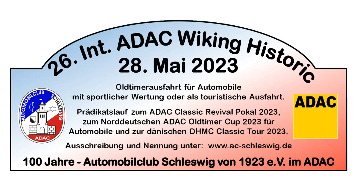 Logo der Veranstaltung «26. Int. ADAC Wiking Historic»