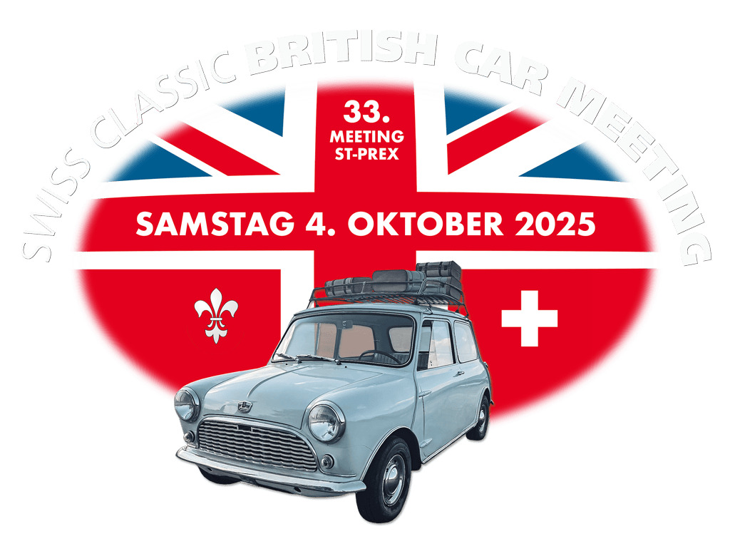 Logo der Veranstaltung «Swiss Classic British Car Meeting St-Prex»