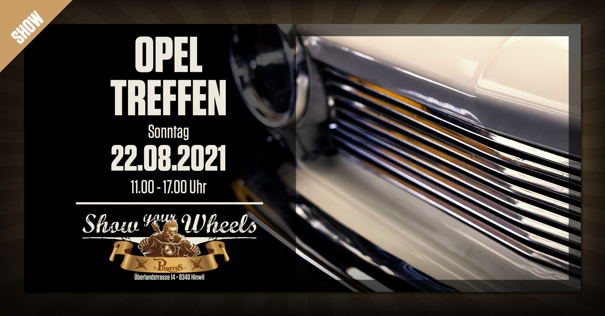 Logo der Veranstaltung «Show your Wheels! Opel Treffen»