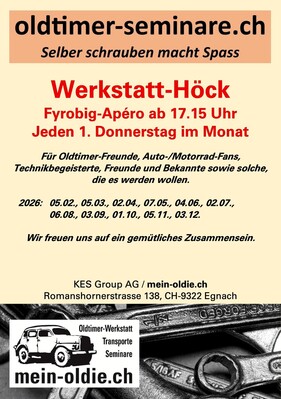 Logo der Veranstaltung «Werkstatt-Höck / Fyrobig-Apéro»