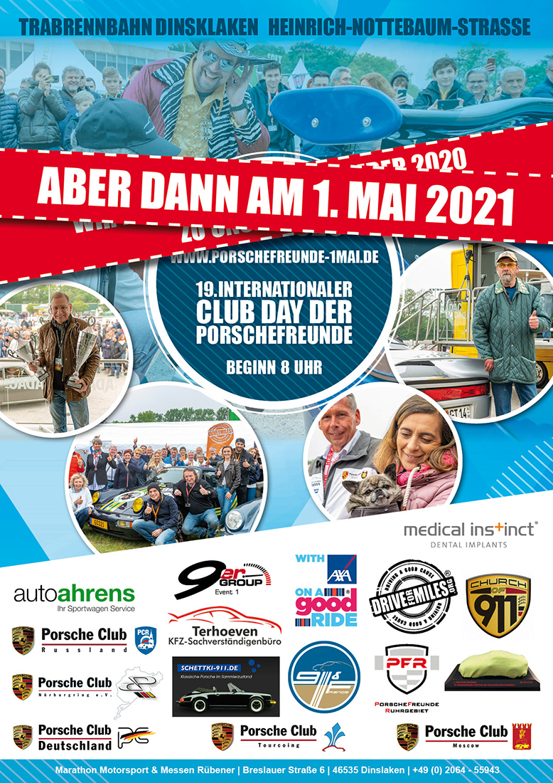 Logo der Veranstaltung «19. Int. Club Day der Porschefreunde»