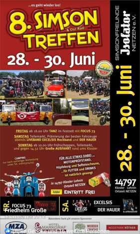 Logo der Veranstaltung «8. Simson und Ost-Rad Treffen»
