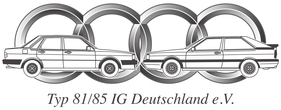 Logo der Veranstaltung «Grillfeier der Audi Typ 81/85 IG Deutschland e.V.»