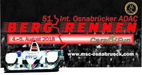 Logo der Veranstaltung «Int. Osnabrücker ADAC Bergrennen» Logo der Veranstaltung «Int. Osnabrücker ADAC Bergrennen»