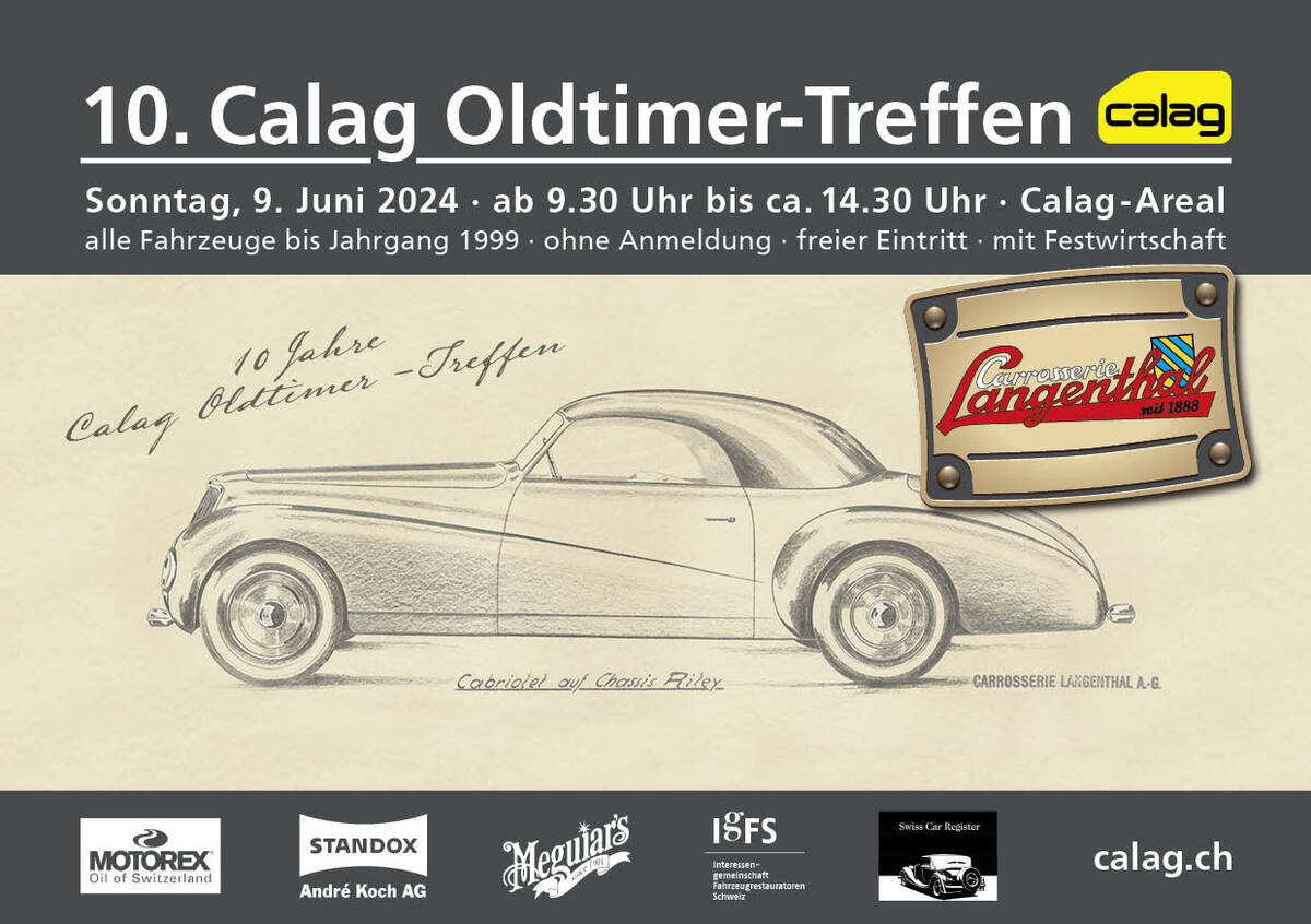 Logo der Veranstaltung «10. Calag Oldtimertreffen»