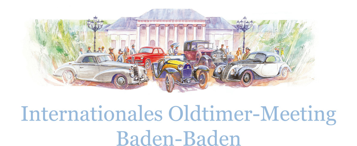 Logo der Veranstaltung «42. Internationales Oldtimer-Meeting in Baden-Baden»