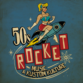 Logo der Veranstaltung «50's Rocket - Music & Kustom Kulture»