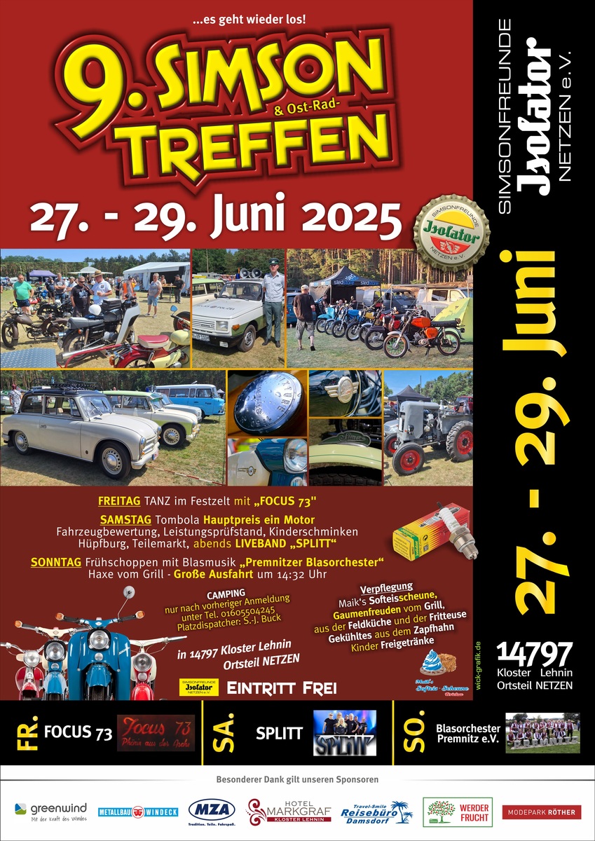 Logo der Veranstaltung «9. Simson und Ost Rad Treffen»