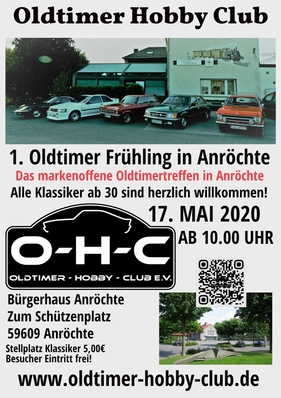Logo der Veranstaltung «1. Oldtimer Frühling Anröchte» Logo der Veranstaltung «1. Oldtimer Frühling Anröchte»