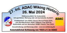 Logo der Veranstaltung «27. Int. ADAC Wiking Historic»