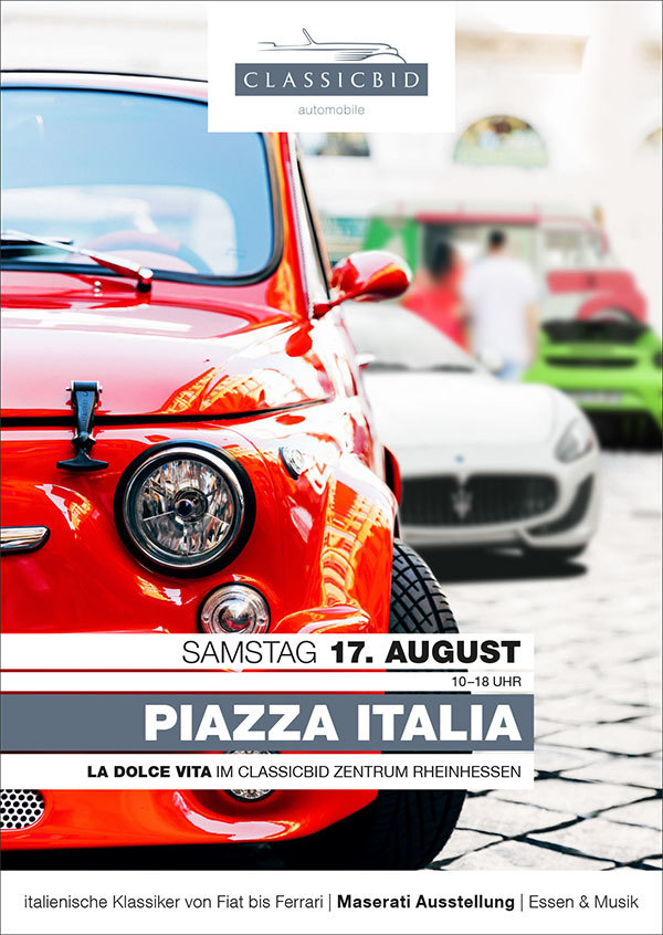 Logo der Veranstaltung «Piazza Italia - Oldtimertreff»