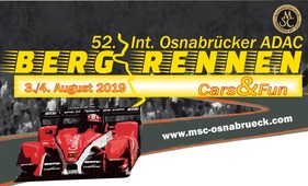 Logo der Veranstaltung «52. Int. Osnabrücker ADAC Bergrennen»