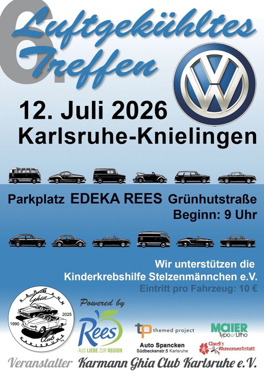 Logo der Veranstaltung «6. Luftgekühltes VW Treffen»