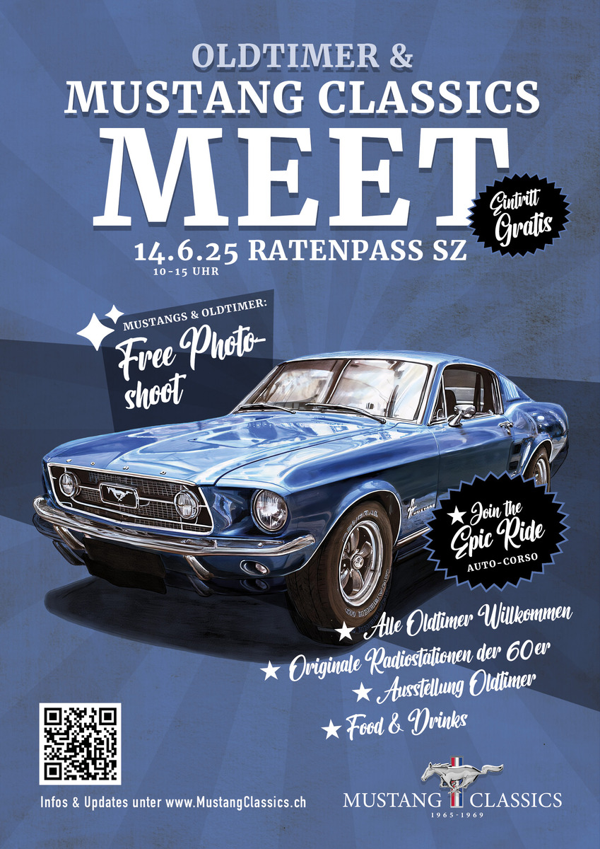 Logo der Veranstaltung «Oldtimer & Mustang Classics Meet»