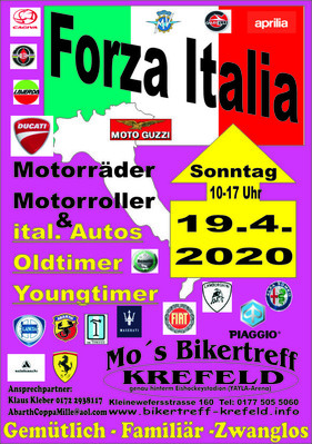 Logo der Veranstaltung «Forza Italia» Logo der Veranstaltung «Forza Italia»