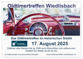 Logo der Veranstaltung «Oldtimertreffen Wiedlisbach»
