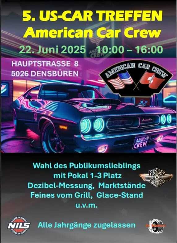 Logo der Veranstaltung «5. US-Car Treffen der American Car Crew»