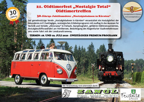 Logo der Veranstaltung «21. Oldtimerfest "Nostalgie Total"» Logo der Veranstaltung «21. Oldtimerfest "Nostalgie Total"»