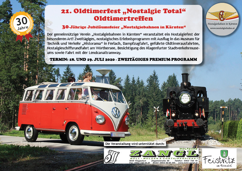 Logo der Veranstaltung «21. Oldtimerfest "Nostalgie Total"»