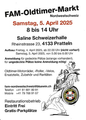 Logo der Veranstaltung «FAM-Oldtimer-Markt»