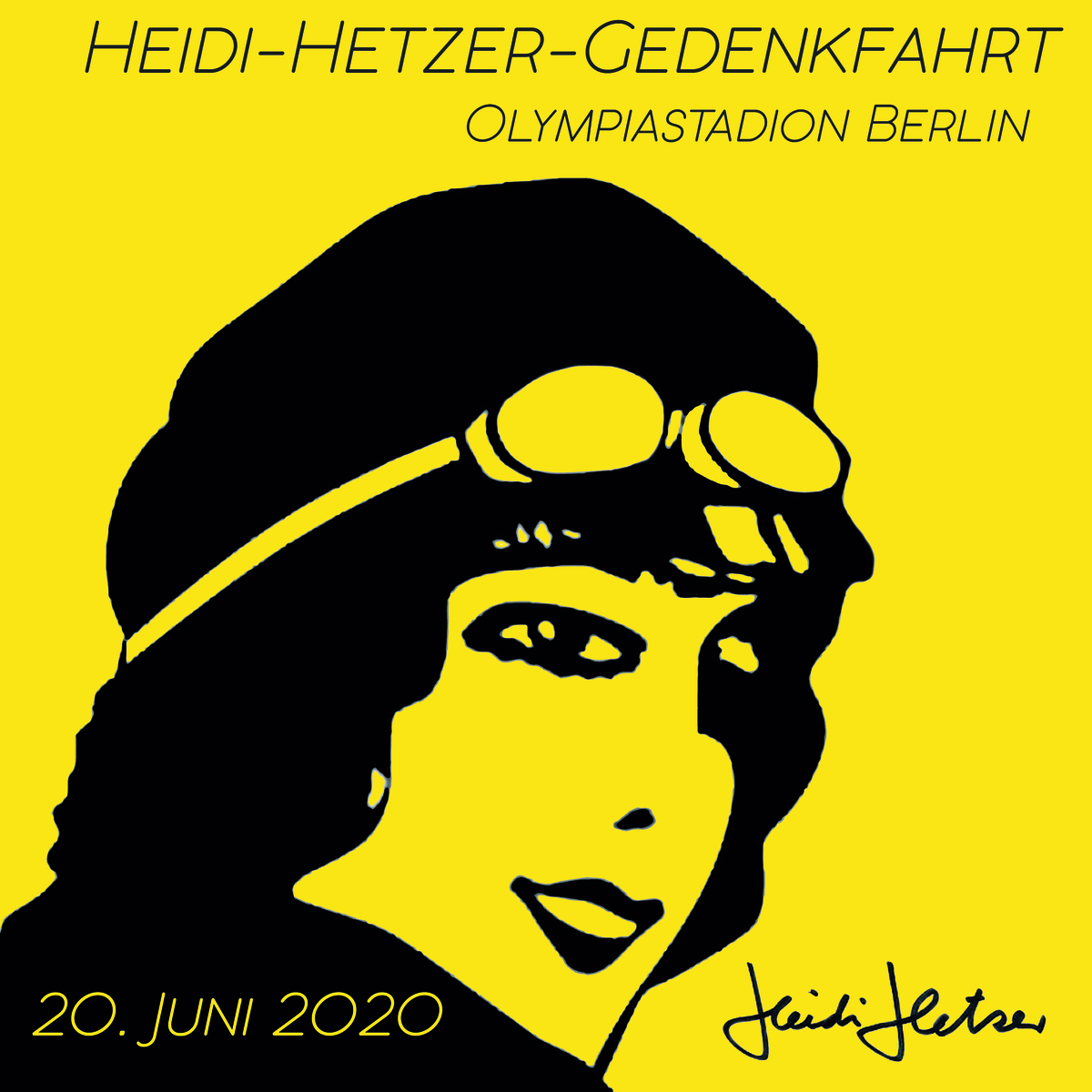 Logo der Veranstaltung «2. Heidi-Hetzer-Gedenkfahrt»