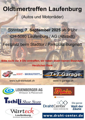 Logo der Veranstaltung «Oldtimertreffen Laufenburg»