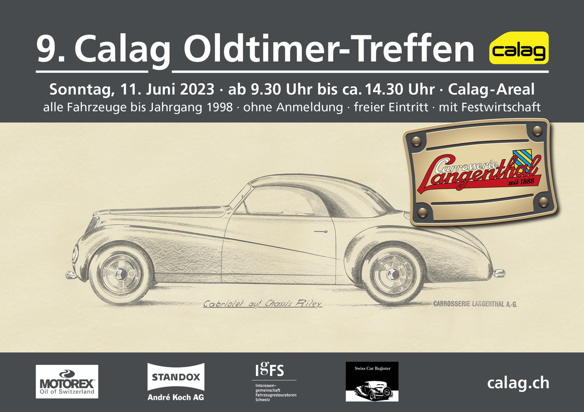 Logo der Veranstaltung «9. Calag Oldtimertreffen»
