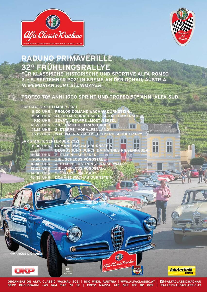 Logo der Veranstaltung «Alfa Classic Wachau»
