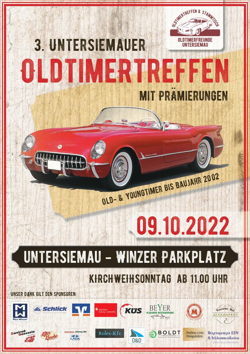 Logo der Veranstaltung «3. Untersiemauer Oldtimertreffen»