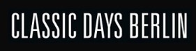 Logo der Veranstaltung «Classic Days Berlin»