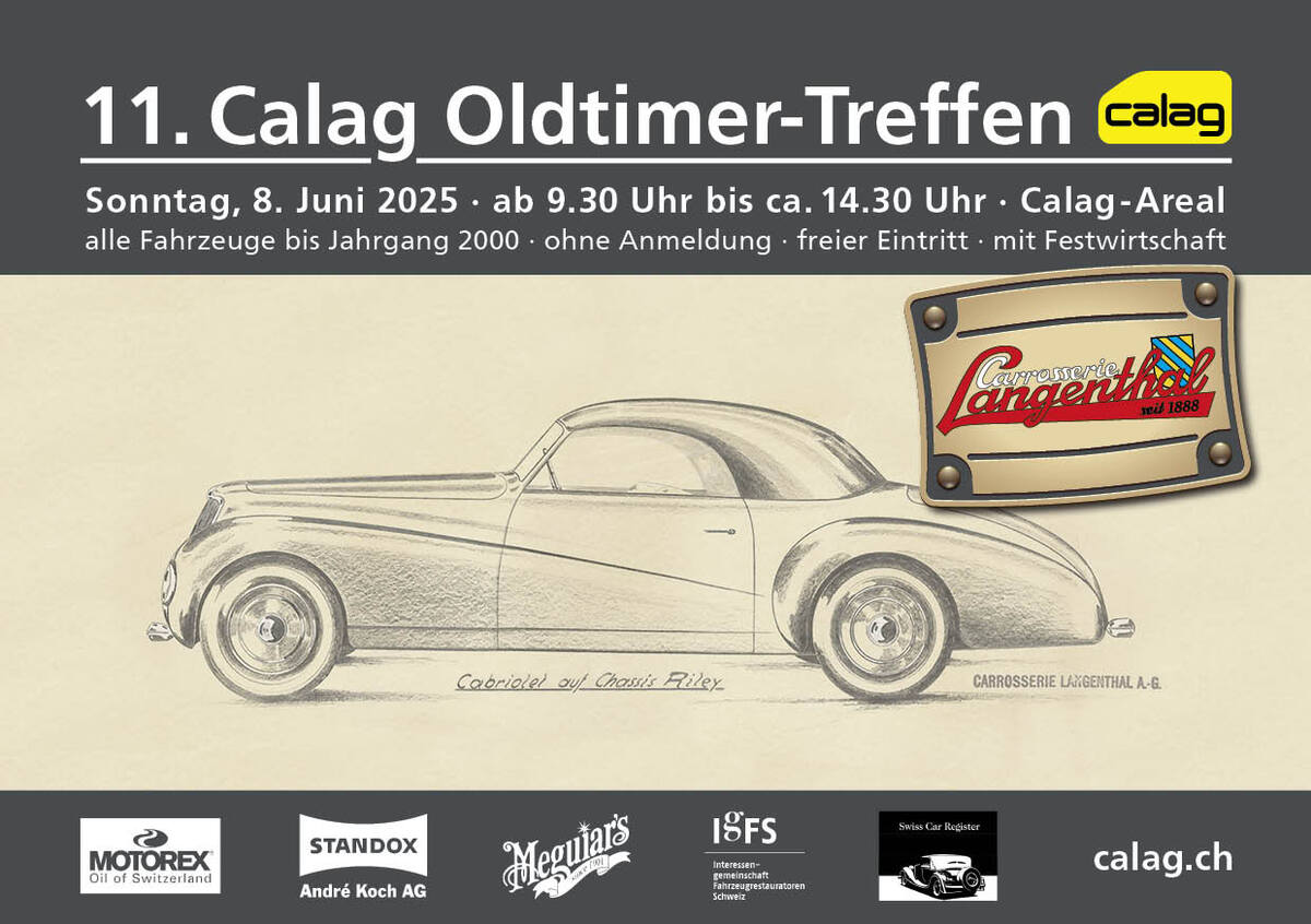 Logo der Veranstaltung «11. Calag Oldtimertreffen»