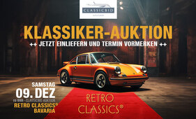 Logo der Veranstaltung «Classicbid-Auktion auf der Retro Classics Bavaria» Logo der Veranstaltung «Classicbid-Auktion auf der Retro Classics Bavaria»