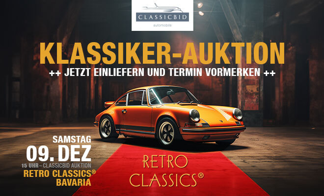 Logo der Veranstaltung «Classicbid-Auktion auf der Retro Classics Bavaria»