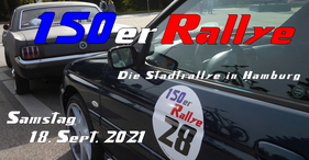 Logo der Veranstaltung «150er Rallye - Die Stadtrallye in Hamburg» Logo der Veranstaltung «150er Rallye - Die Stadtrallye in Hamburg»