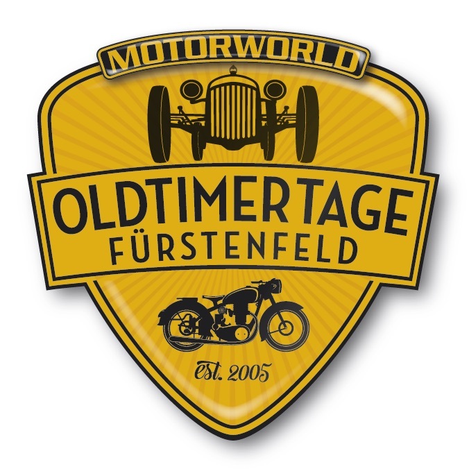 Logo der Veranstaltung «Motorworld Oldtimertage Fürstenfeld»