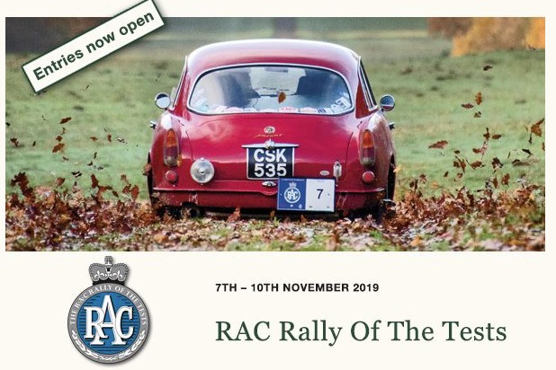 Logo der Veranstaltung «RAC Rally of the Tests»