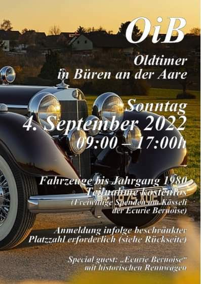 Logo der Veranstaltung «OiB Oldtimer in Büren a/A»