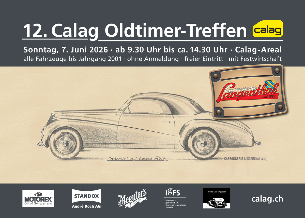 Logo der Veranstaltung «12. Calag Oldtimertreffen»