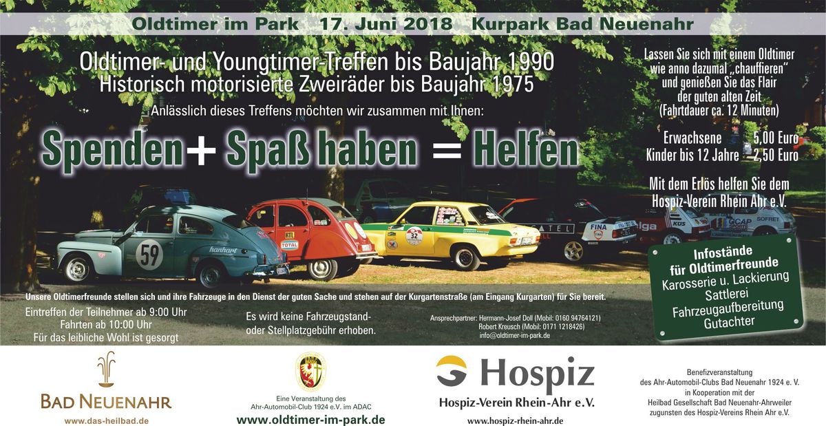 Logo der Veranstaltung «Oldtimer im Park»