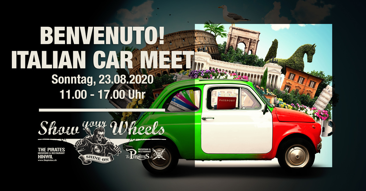 Logo der Veranstaltung «Benevenuto! Italian Car Meet»