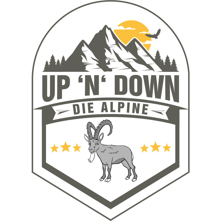 Logo der Veranstaltung «Up 'N' Down – Die Alpenrallye»