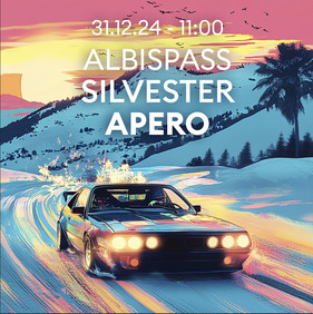 Logo der Veranstaltung «Albispass Silvester Apero»