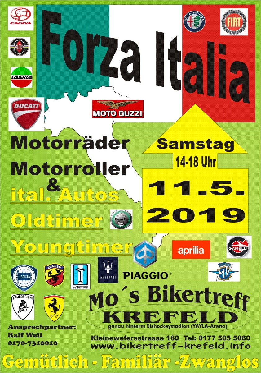 Logo der Veranstaltung «Forza Italia»