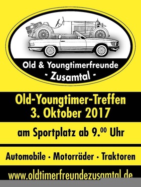 Logo der Veranstaltung «Old & Youngtimer Treffen Zusamtal» Logo der Veranstaltung «Old & Youngtimer Treffen Zusamtal»