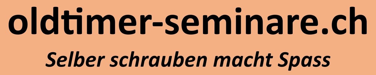 Logo der Veranstaltung «oldtimer-seminare.ch: Praxis-Seminar Vergaser-Technik»