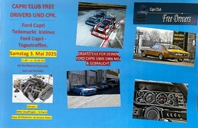 Logo der Veranstaltung «Ford Capri Teilemarkt & Capri Tagestreffen»