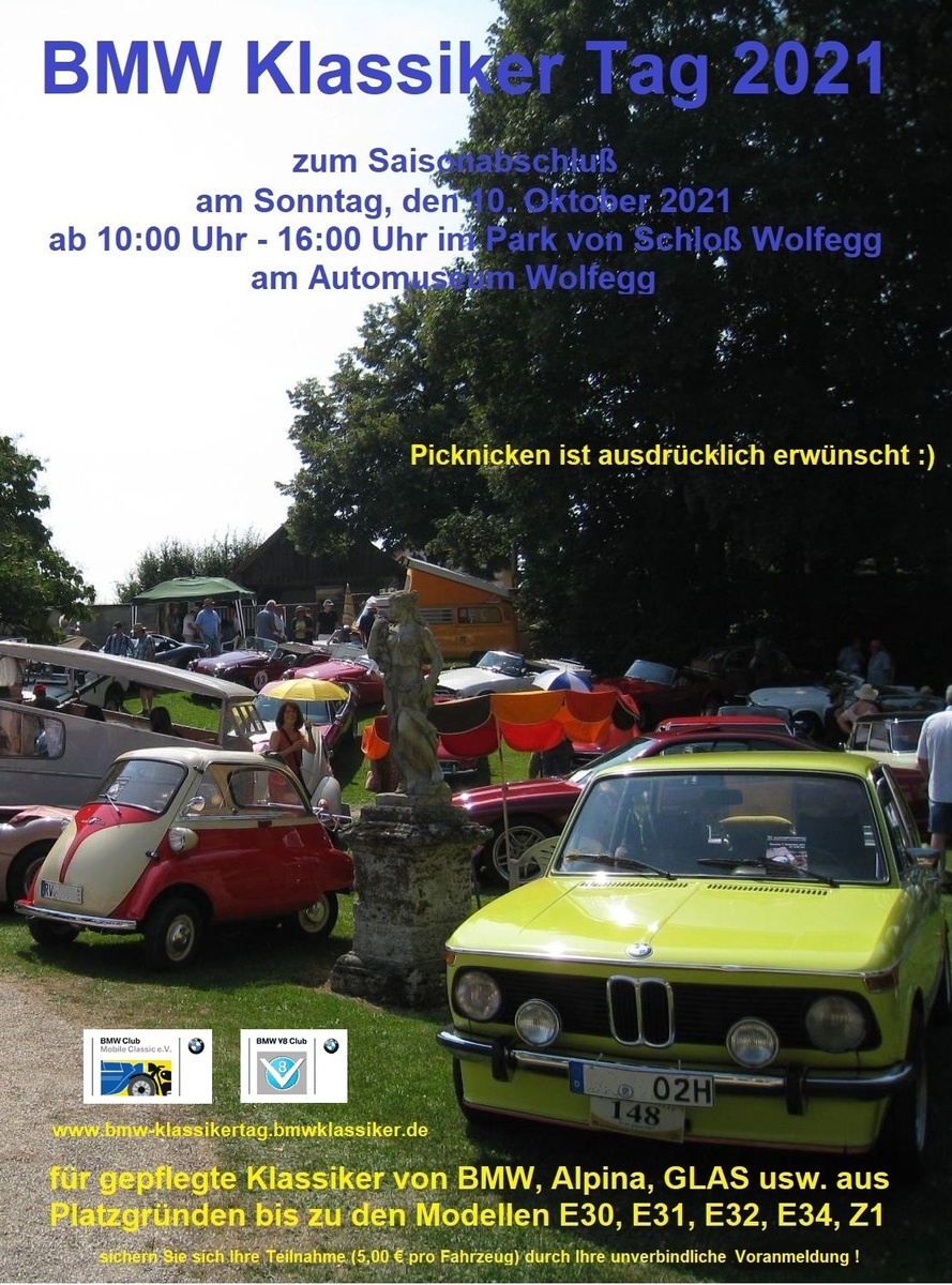 Logo der Veranstaltung «13. BMW Klassiker Tag»